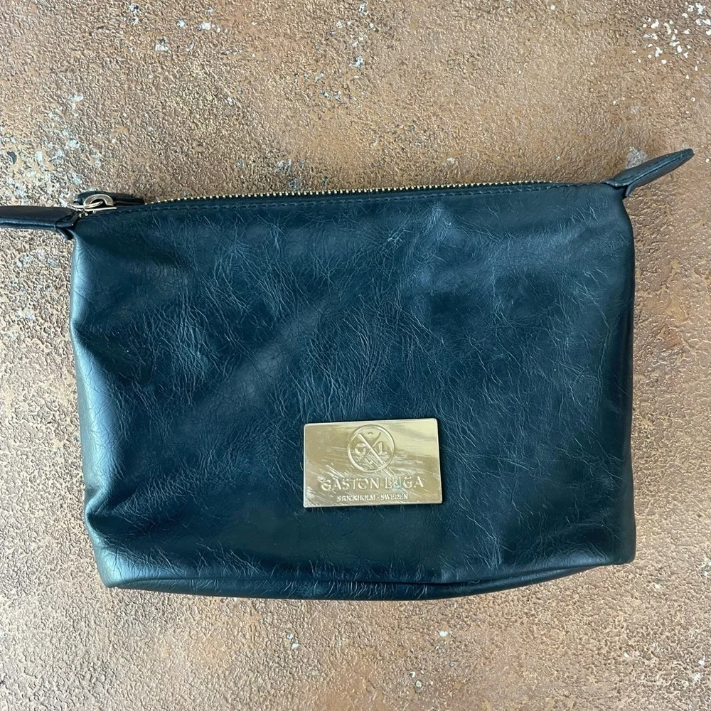 Gaston luga black mini bag